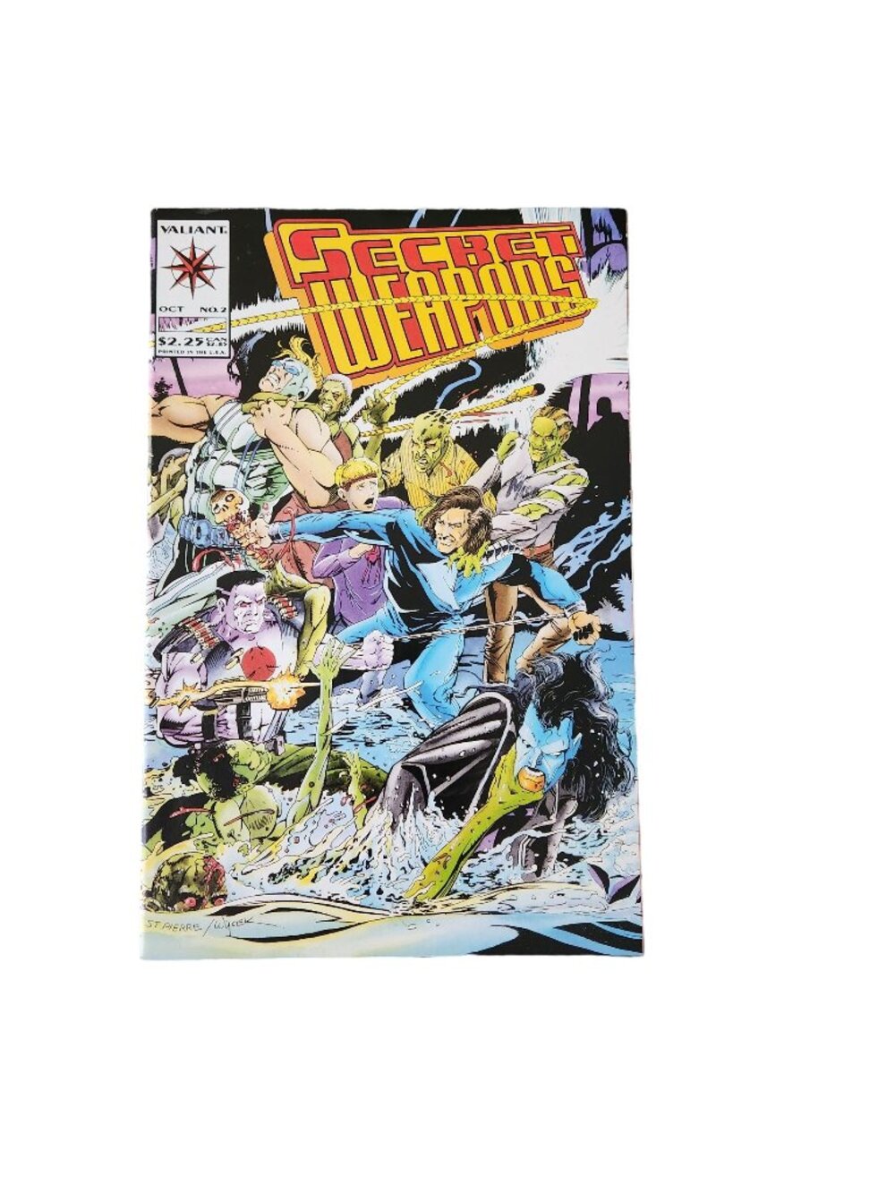 Valiant Secret Weapons #2 1993 Comic Book Collector Bagged Boarded